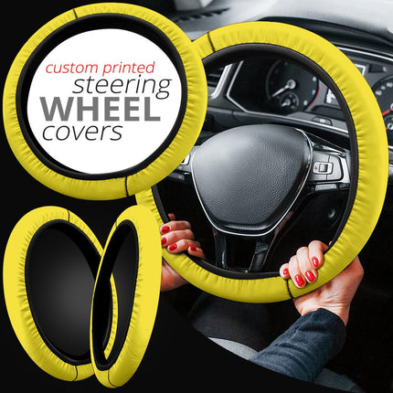 Yellow Steering Wheel Cover - Carbone's Marketplace