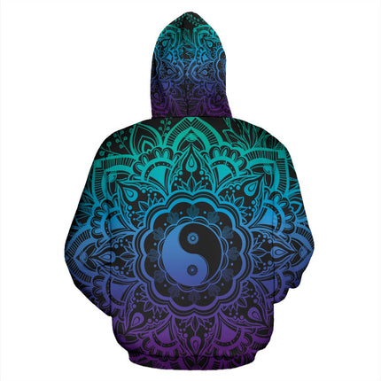 YinYang Mandala 2 Hoodie - Carbone's Marketplace