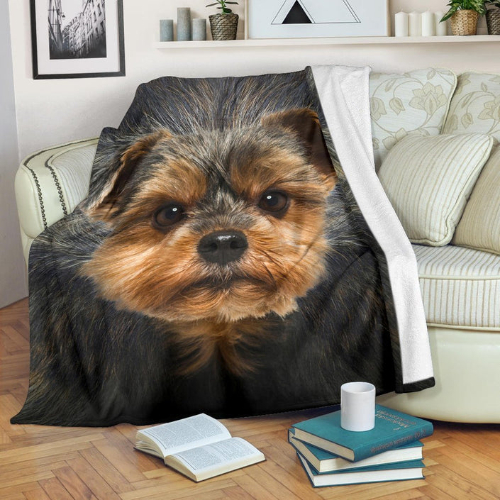 Yorkshire Terrier Face Hair Blanket - Carbone's Marketplace