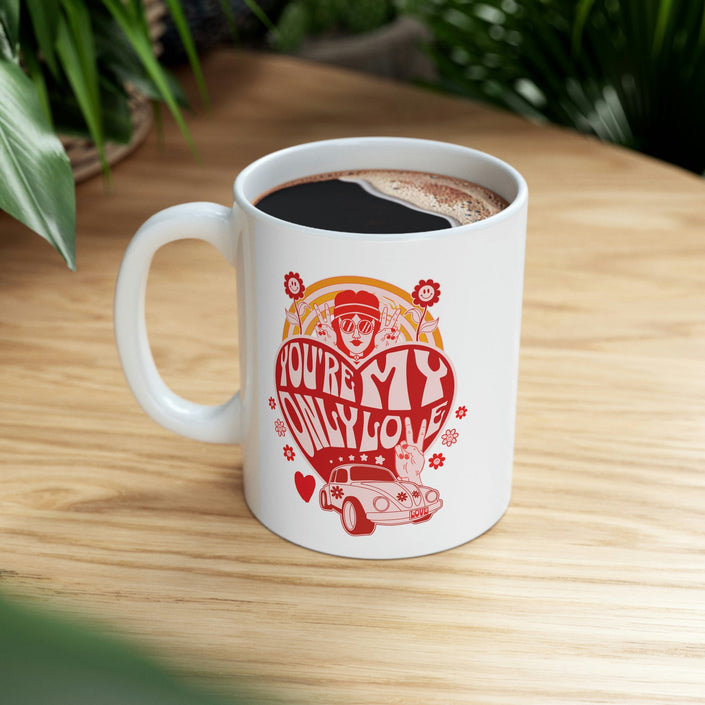 You're My Only Love Retro Mug 11oz - Carbone's Marketplace