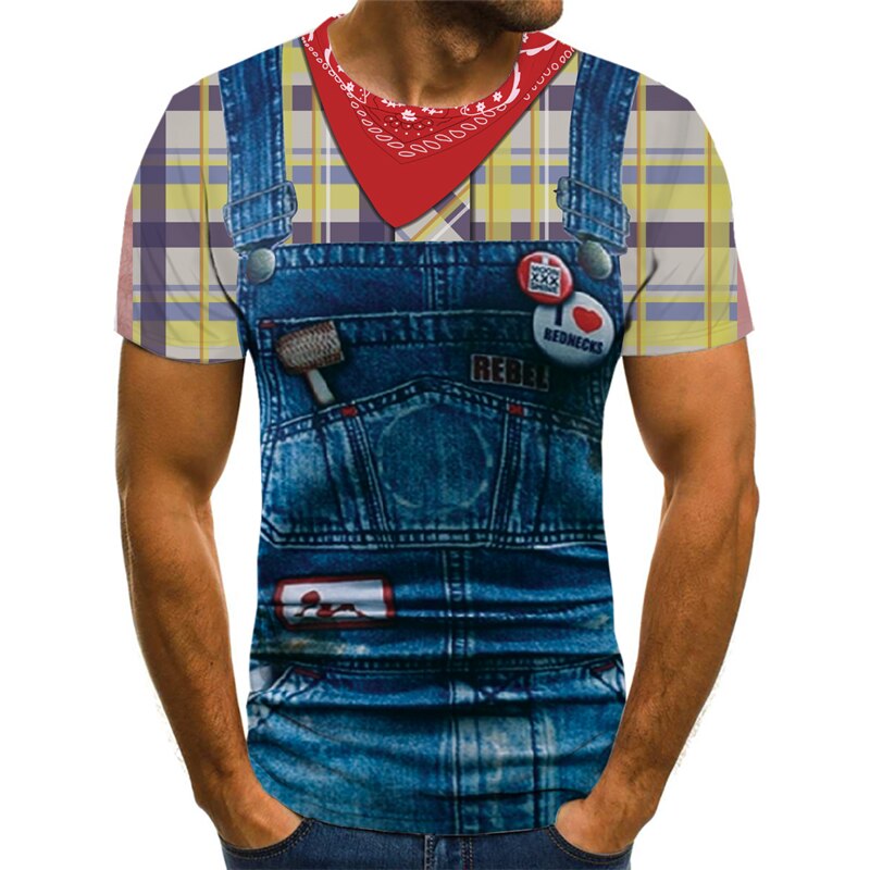 3D Fake Jacket Suit Shirts & More