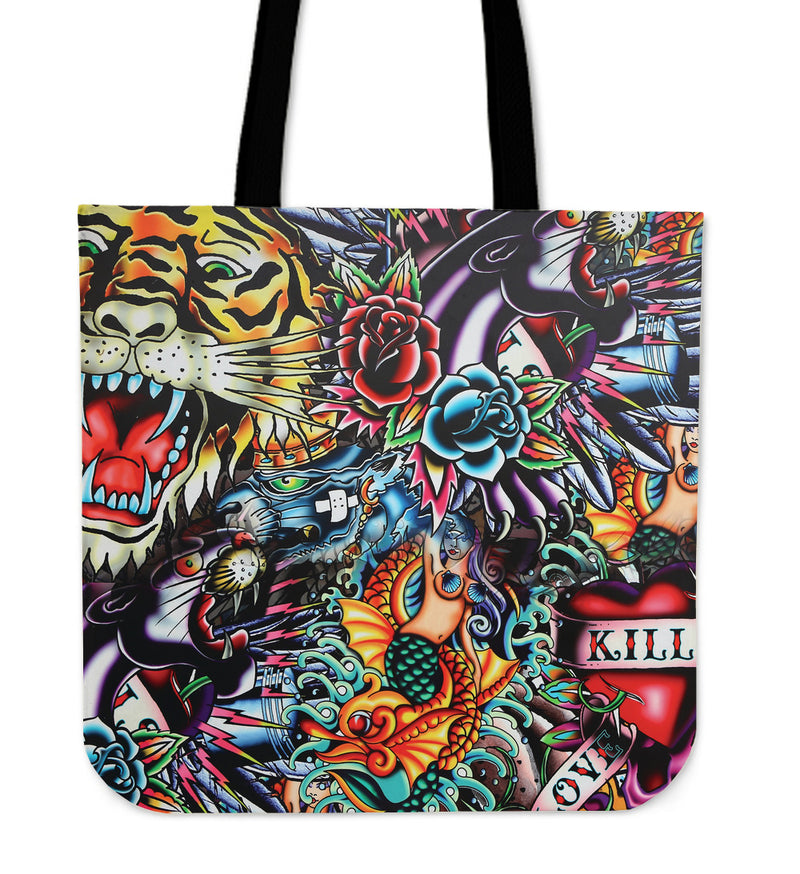 Tattoo Art Tote Bag