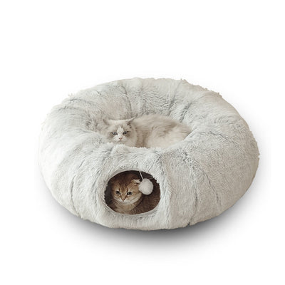 2 In 1 Round Tunnel Cat Beds - Carbone's Marketplace