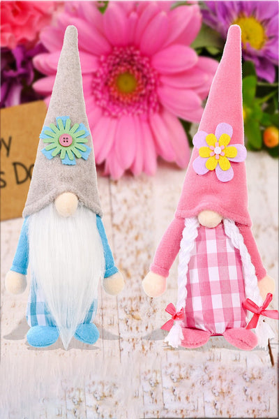 2-Pack Mother's Day Pointed Hat Faceless Gnomes - Carbone's Marketplace