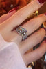 3 Carat Moissanite Three-Layer Ring - Carbone's Marketplace