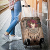 3D Deer Skull Dreamcatcher Luggage Cover 010 - Carbone's Marketplace