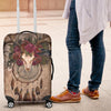 3D Deer Skull Dreamcatcher Luggage Cover 010 - Carbone's Marketplace