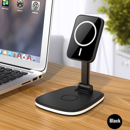 3in1 Magnetic Folding Wireless Charger - Carbone's Marketplace