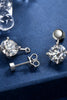 4 Carat Moissanite Drop Earrings - Carbone's Marketplace