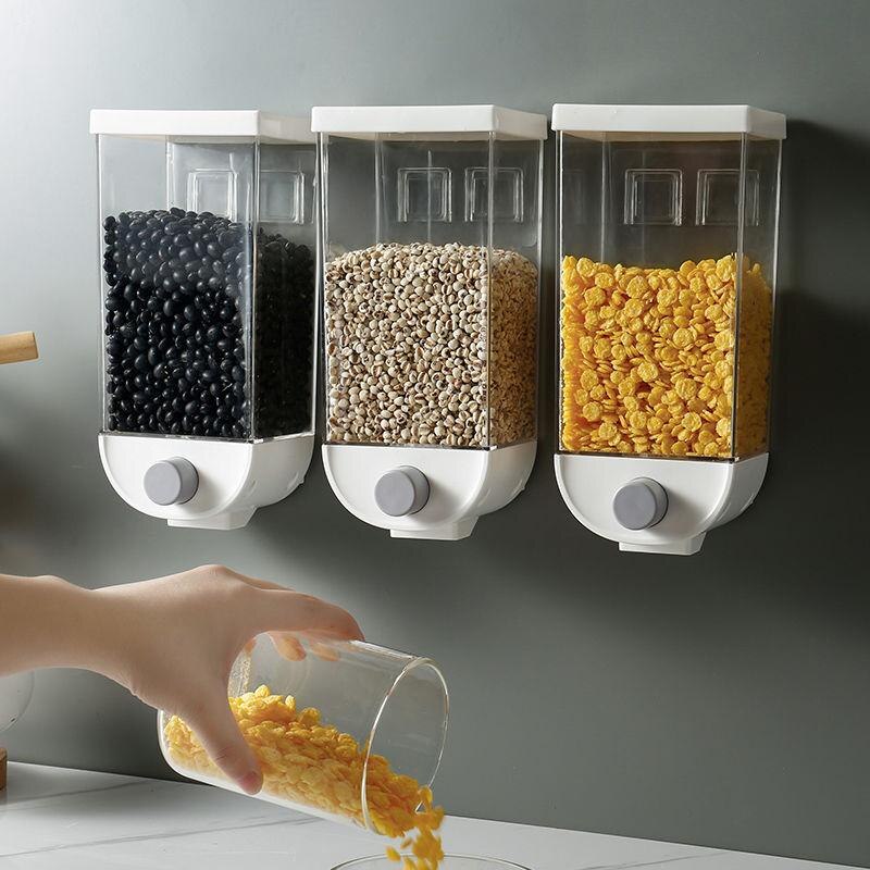 Wall-Mounted Kitchen Jars