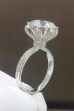 5 Carat Moissanite Side Stone Ring - Carbone's Marketplace