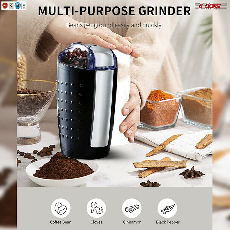 5 Core Coffee Grinder Spice Nut Grinders Blender - Carbone&