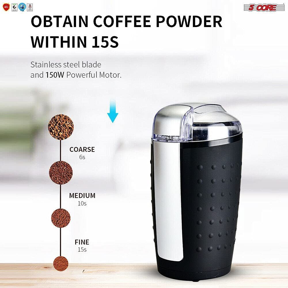 5 Core Coffee Grinder Spice Nut Grinders Blender - Carbone's Marketplace