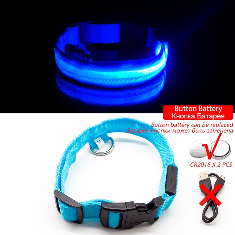 USB Charging Led Dog Collar-Boost Visibility and Safety - Never Lose Sight of Your Pet Again