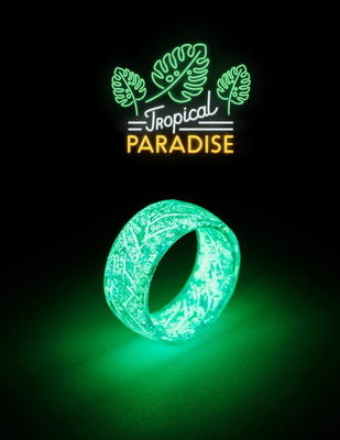 Unisex Luminous Rings  Green -  Carbone&