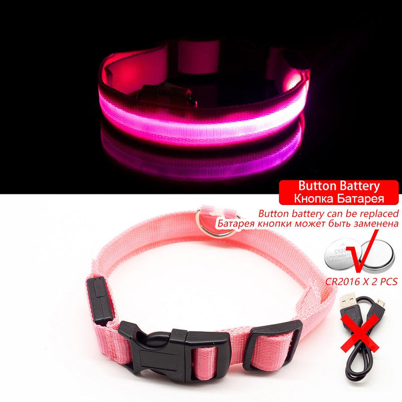 USB Charging Led Dog Collar-Boost Visibility and Safety - Never Lose Sight of Your Pet Again