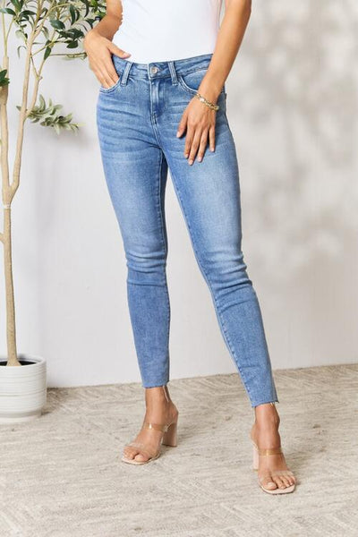 BAYEAS Raw Hem Skinny Jeans - Carbone's Marketplace