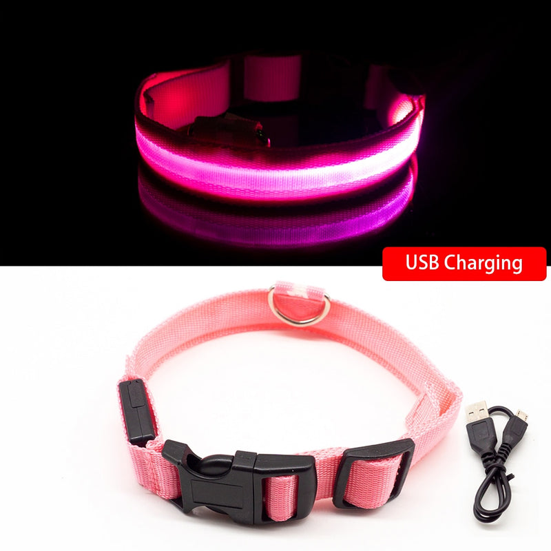 USB Charging Led Dog Collar-Boost Visibility and Safety - Never Lose Sight of Your Pet Again