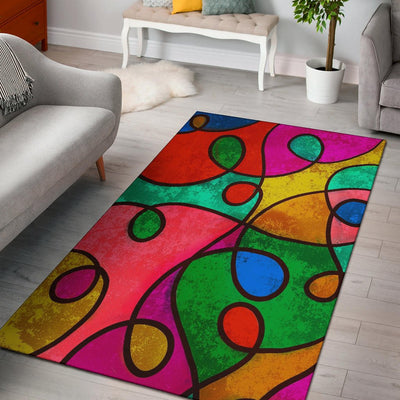 Abstract Loop Area Rug - Carbone's Marketplace