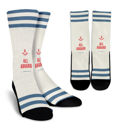 ALL ABOARD CREW SOCKS - Carbone's Marketplace