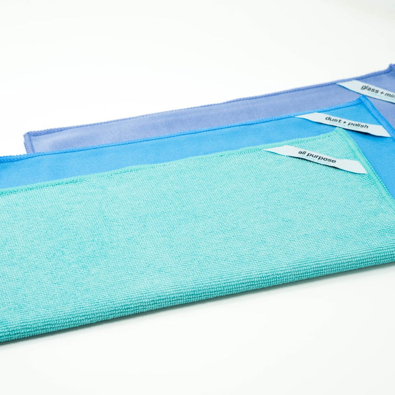 All Purpose Microfiber Cleaning Cloths (3 Pack) - Carbone&