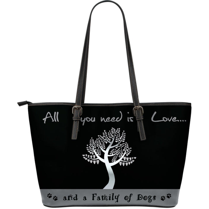 All You Need Is Love And A Family of Dogs Black & Silver - Carbone's Marketplace