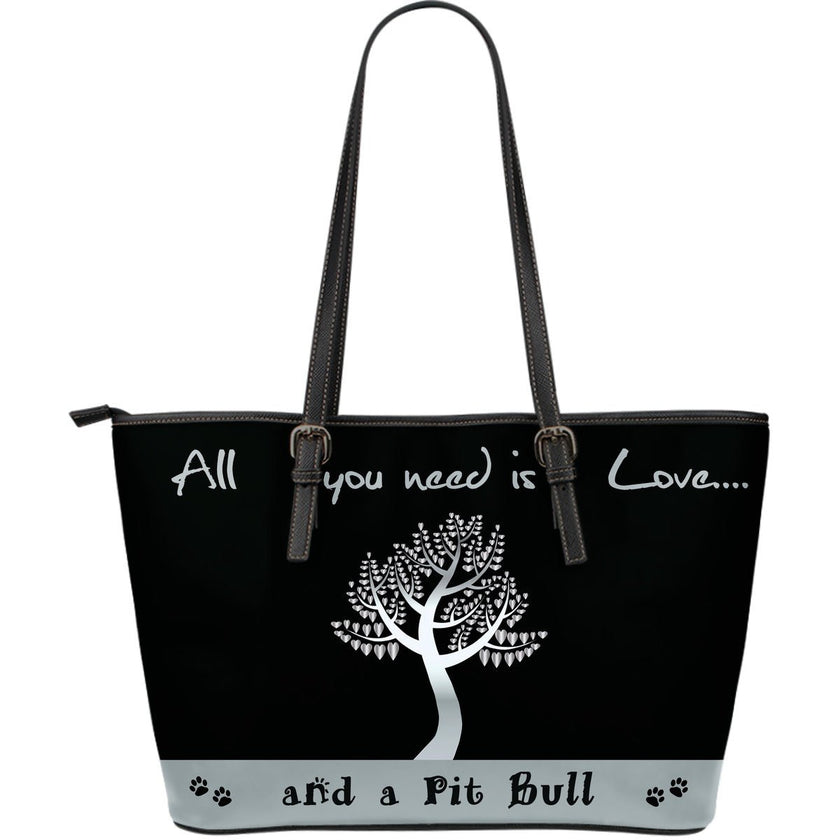 All You Need Is Love And A Pitbull Black & Silver - Carbone's Marketplace