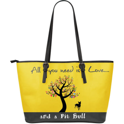 All You Need Is Love And A Pitbull Light Yellow - Carbone's Marketplace