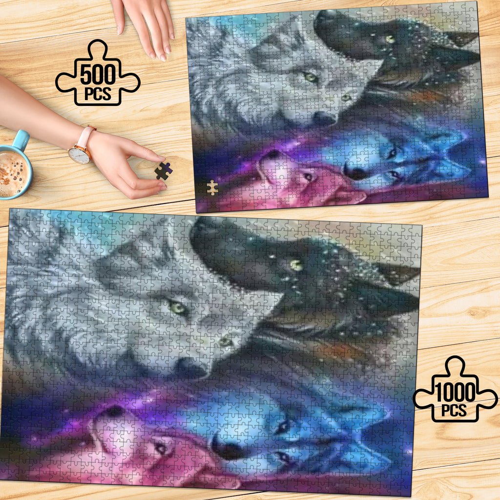 Amazing Wolves Portrait Jigsaw Puzzle