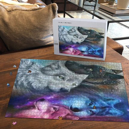 Amazing Wolves Portrait Jigsaw Puzzle