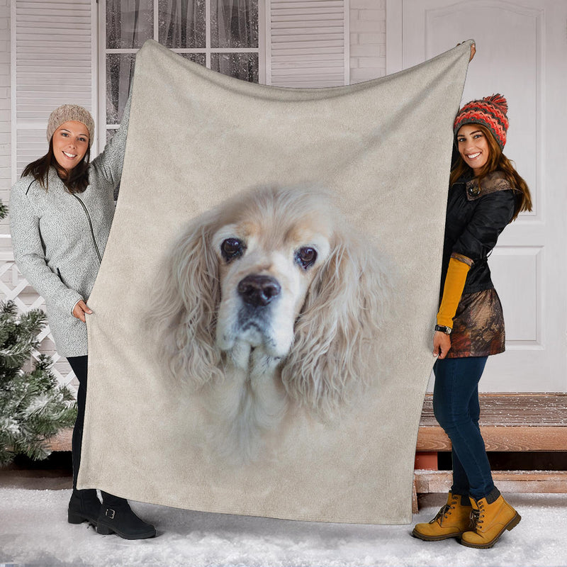 American Cocker Spaniel Face Hair