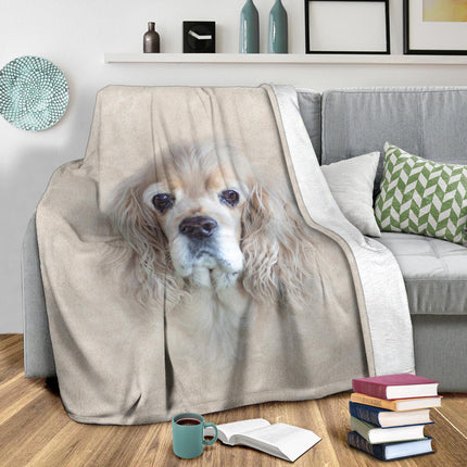 American Cocker Spaniel Face Hair