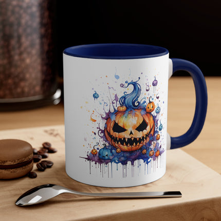 Angry Pumpkin Art Mug, 11oz