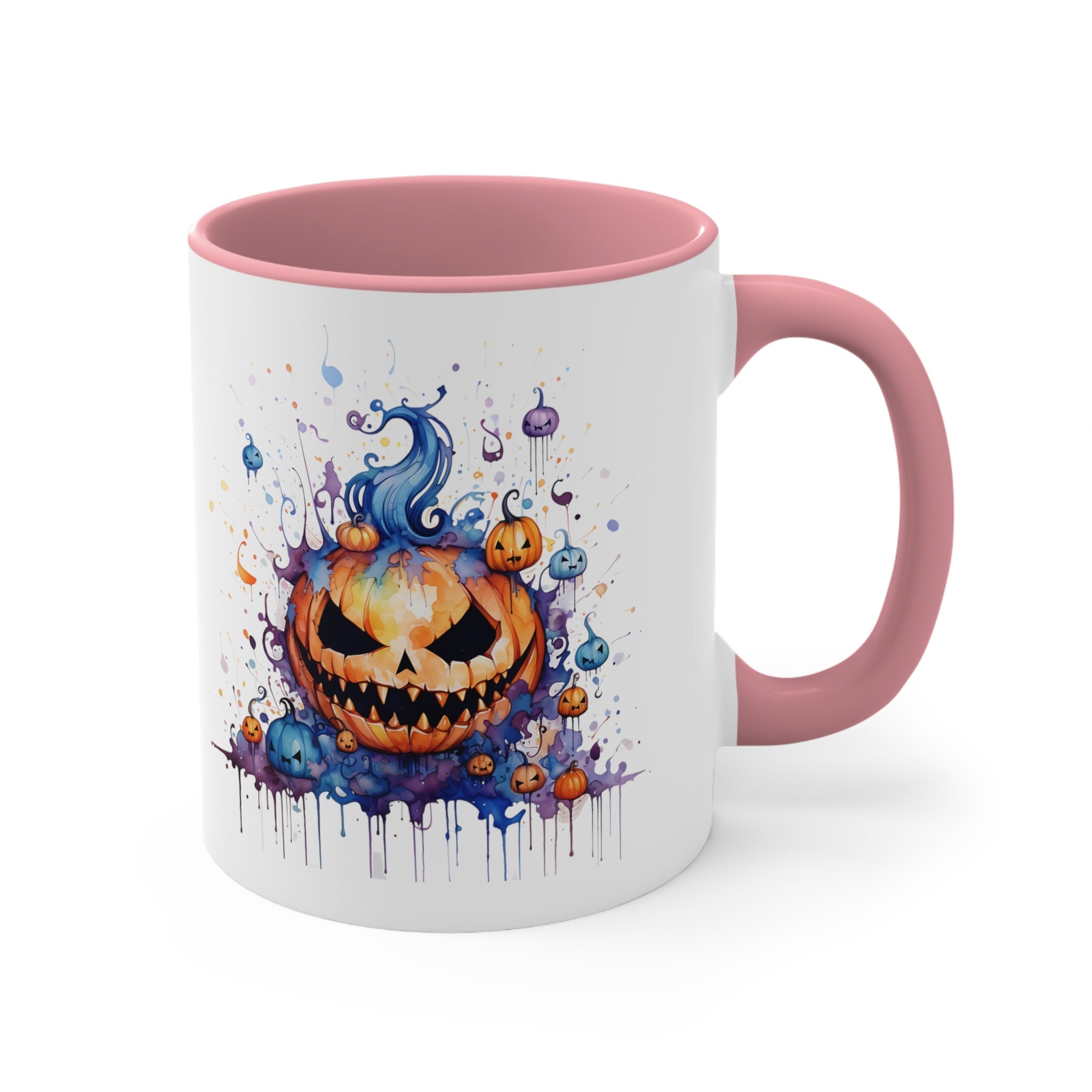 Angry Pumpkin Art Mug, 11oz