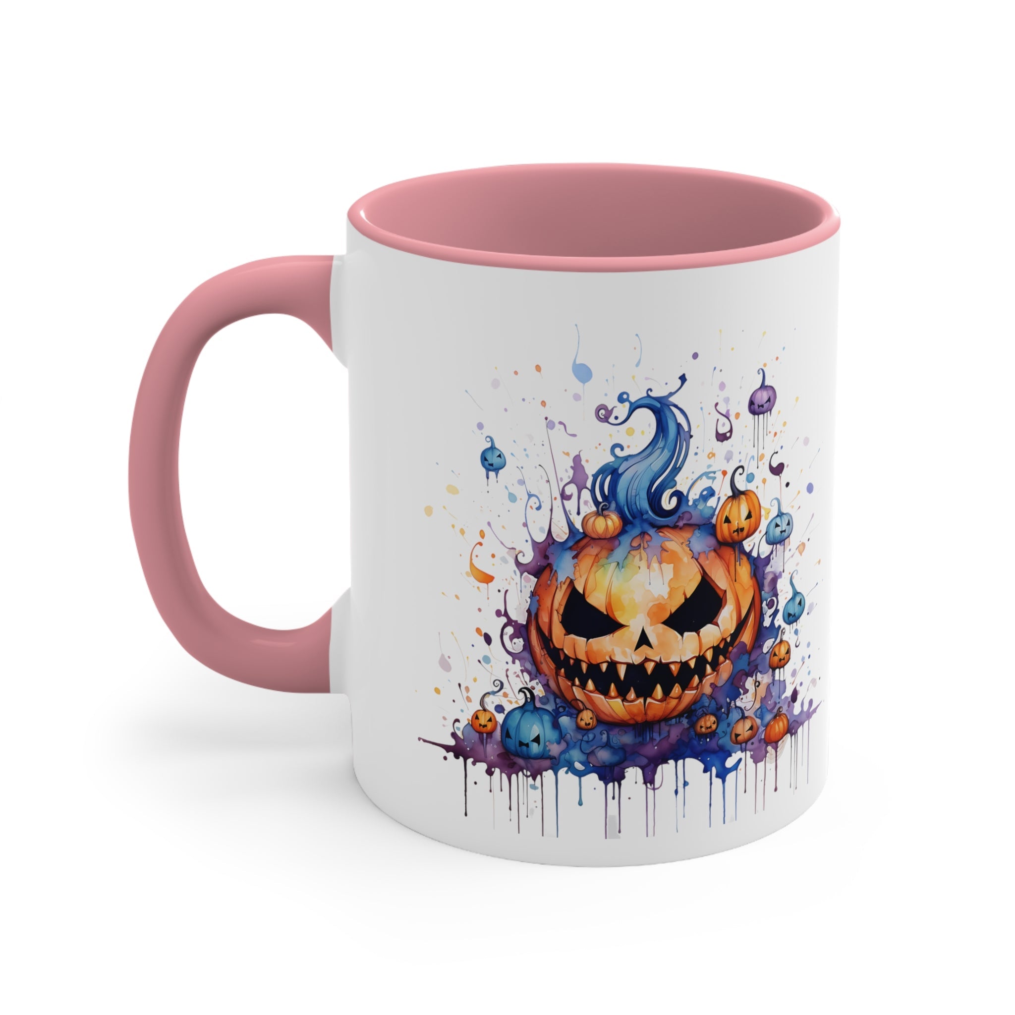 Angry Pumpkin Art Mug, 11oz