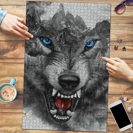 Angry Wolf Jigsaw Puzzle