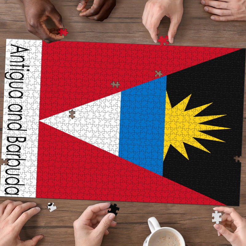 Antigua & Barbuda Flag Jigsaw Puzzle