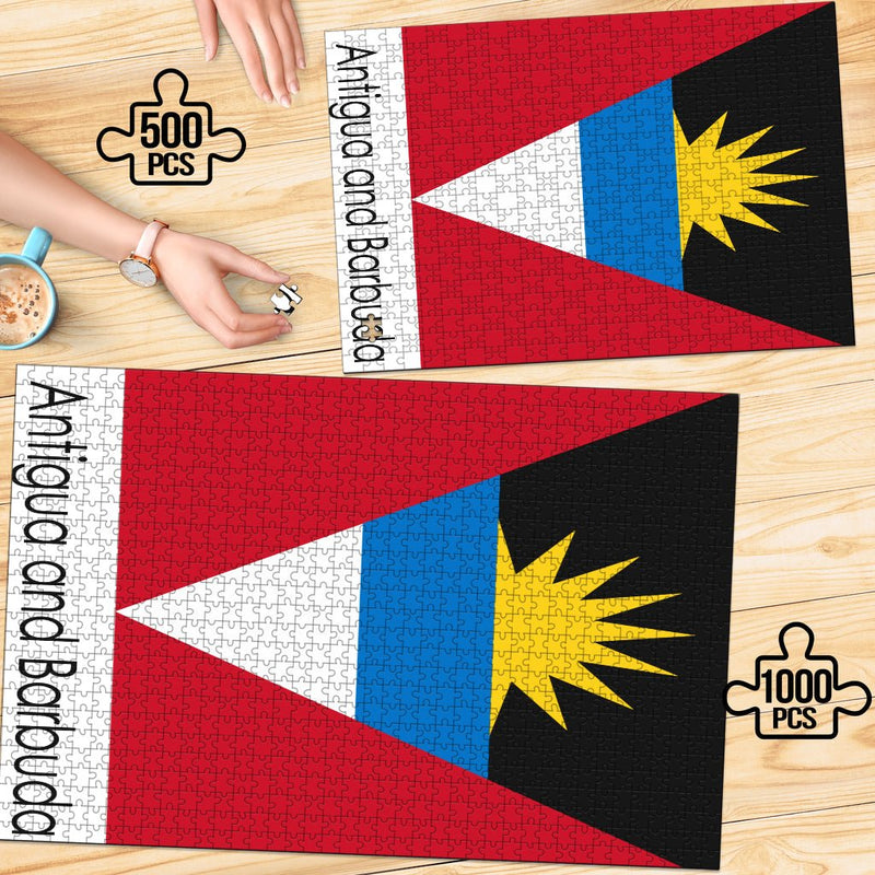 Antigua & Barbuda Flag Jigsaw Puzzle