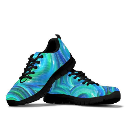 Aqua Ocean Burst Festival Sneaker Shoes