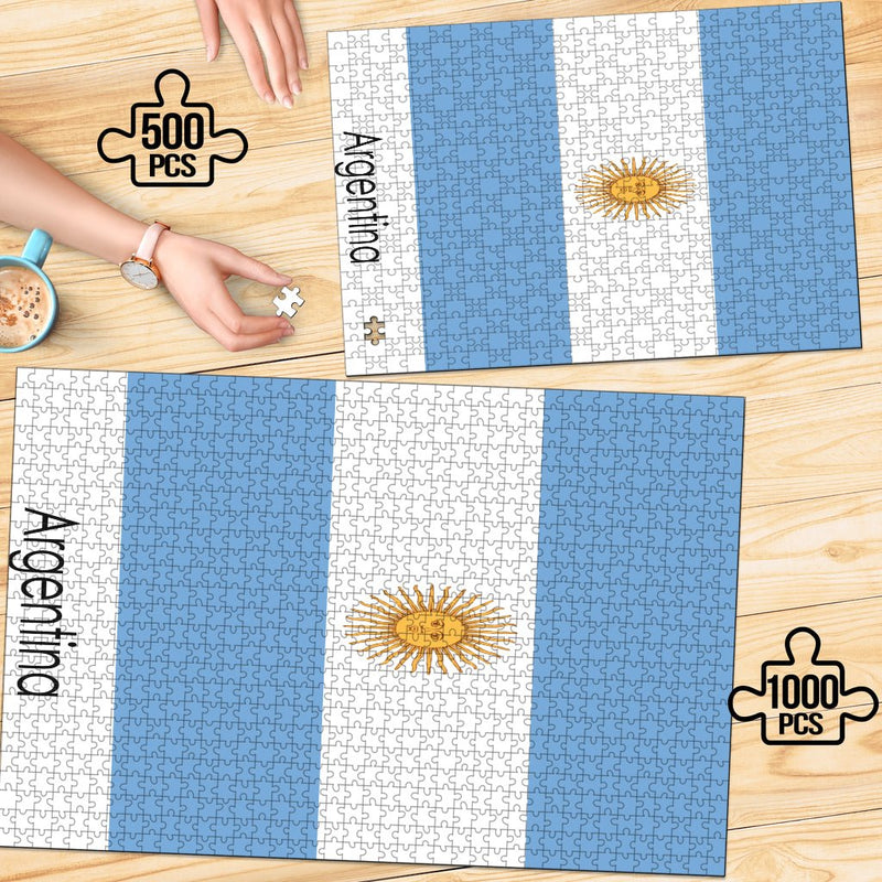 Argentinian Flag Jigsaw Puzzle - Carbone&