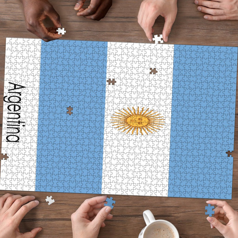 Argentinian Flag Jigsaw Puzzle - Carbone&