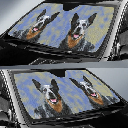 Australian cattle dog Auto Sun Shade - Carbone's Marketplace