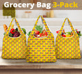 AUTISM (yellow background) Grocery Bags - Carbone's Marketplace