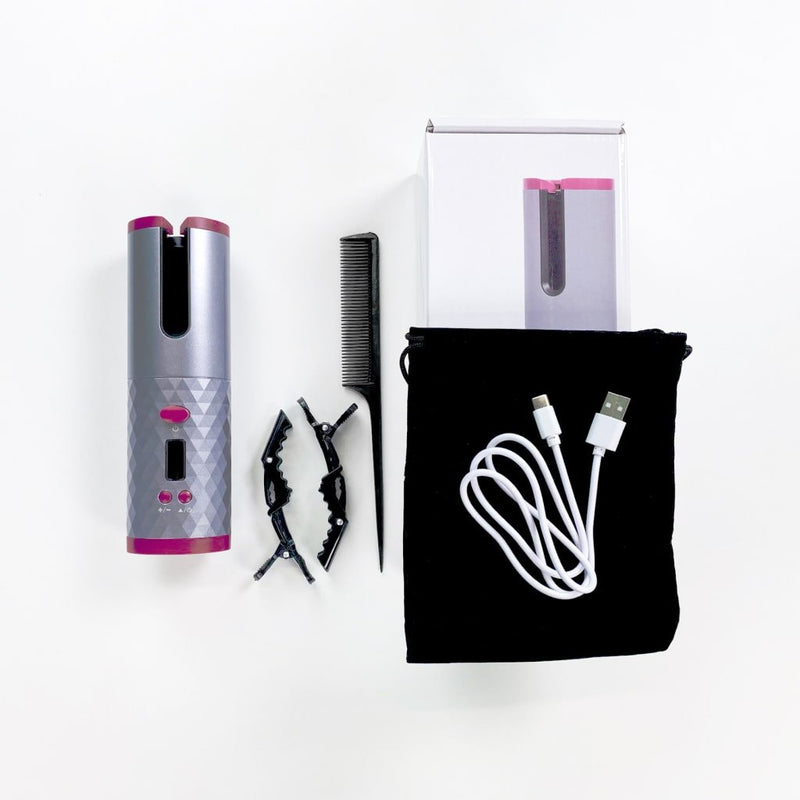 Auto Ceramic Hair Curler - Carbone&