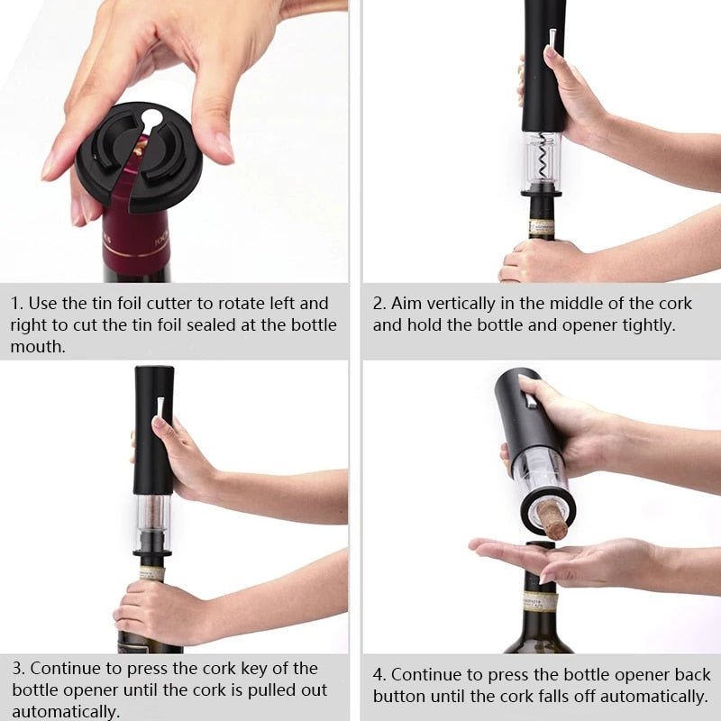 Automatic Wine Bottle Opener - Carbone's Marketplace