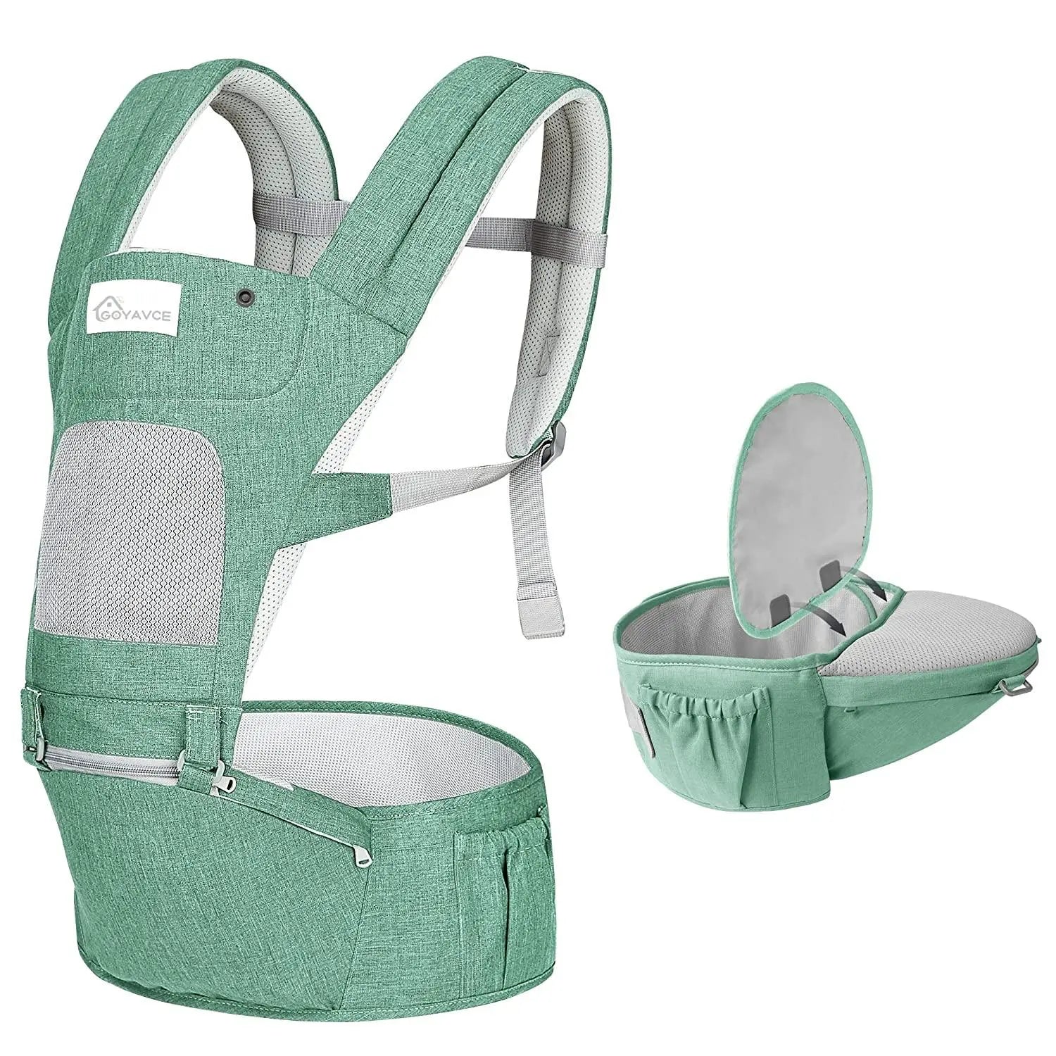 Baby Carrier with Hip Seat - Carbone's Marketplace