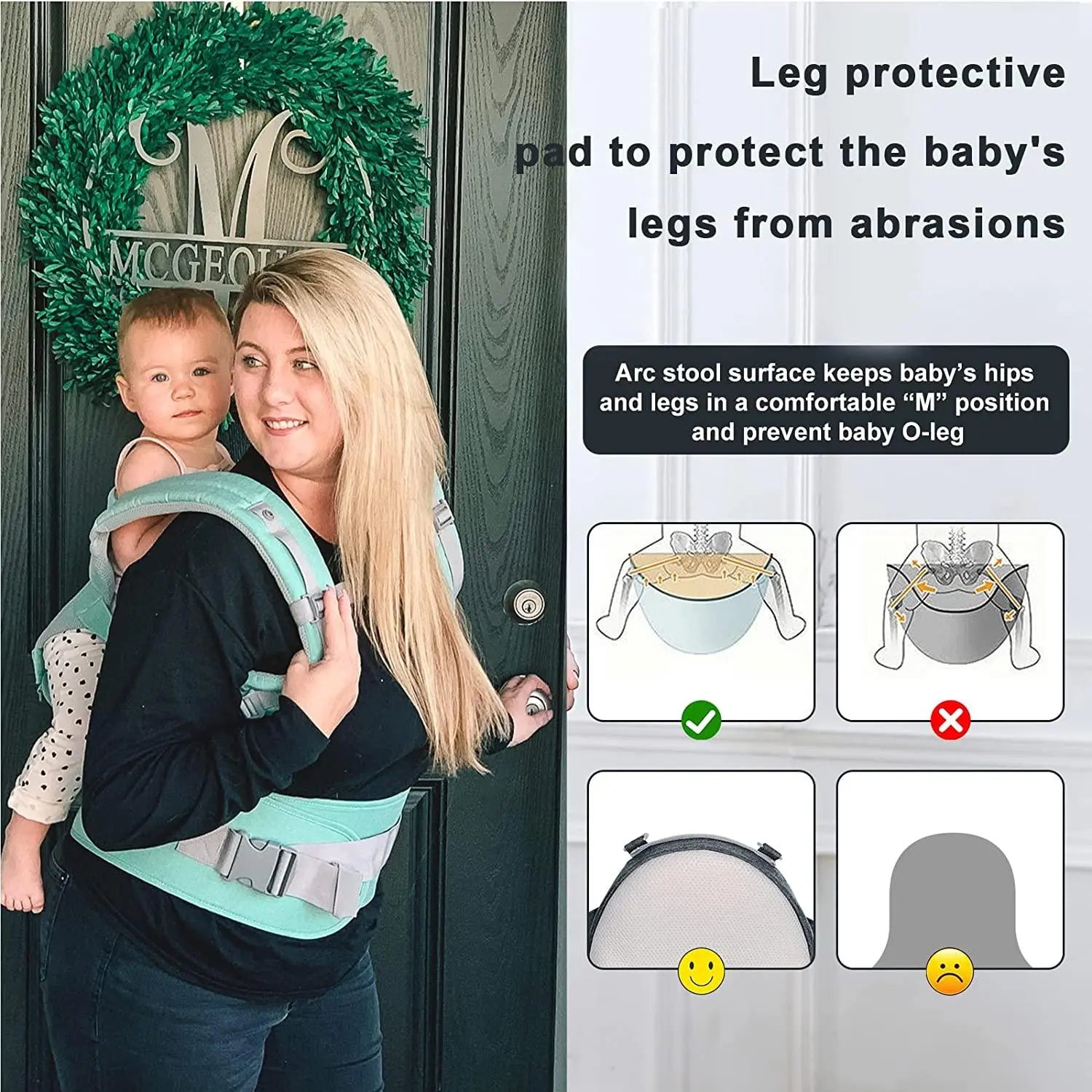 Baby Carrier with Hip Seat - Carbone's Marketplace