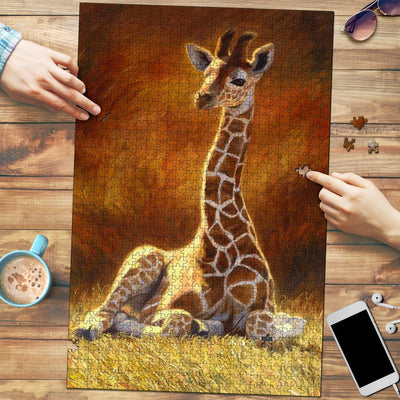 Baby Giraffe Jigsaw Puzzle - Carbone's Marketplace