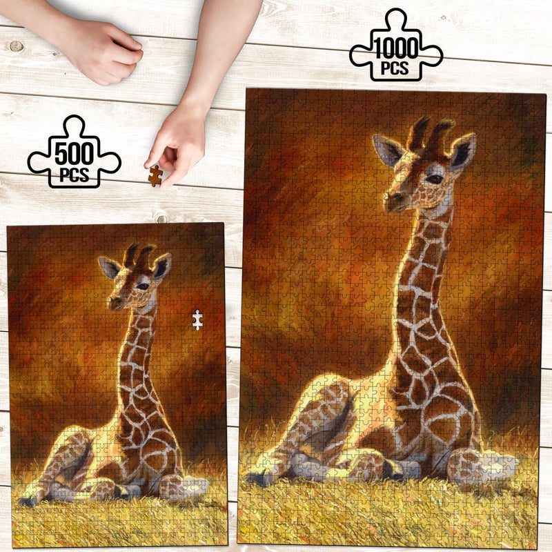 Baby Giraffe Jigsaw Puzzle - Carbone&