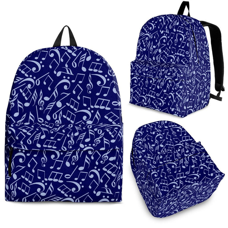 Back Pack Music Note Deep Blue - Carbone&